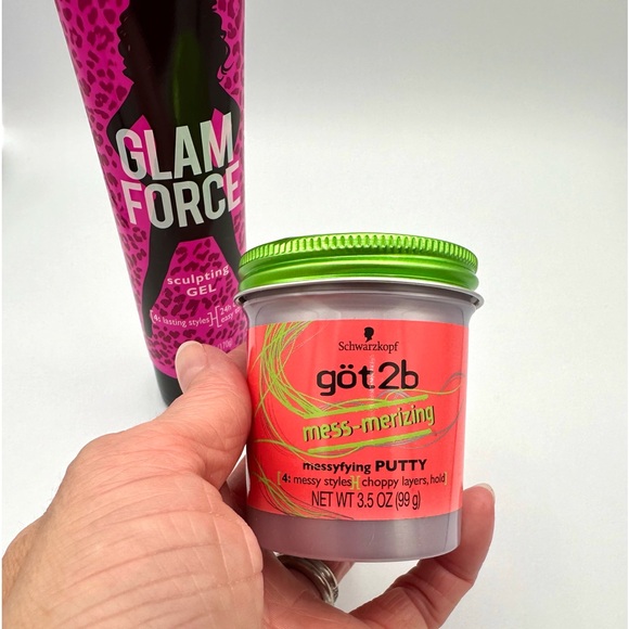Got2b Bundle Mess-Merizing Messyfying Putty Glam Force Sculpting Gel New - Picture 4 of 7